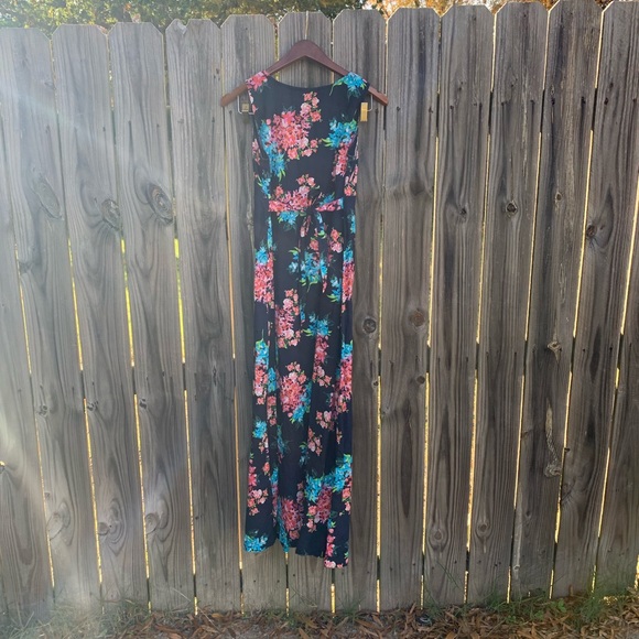 Sleeveless maternity floral maxi - Picture 4 of 4